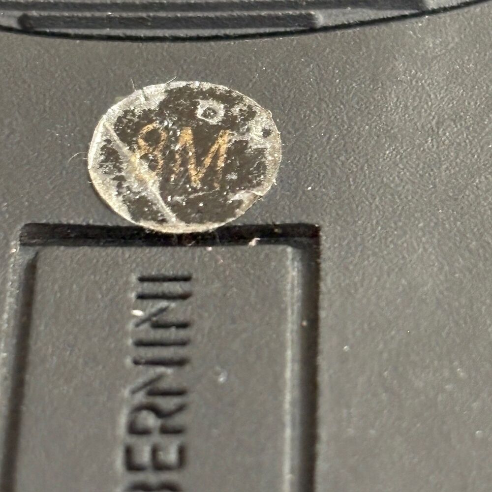 Giani Bernini Giulia Black Platform Wedge Sandals Size 8m Slip On Memory Foam - Picture 8 of 10